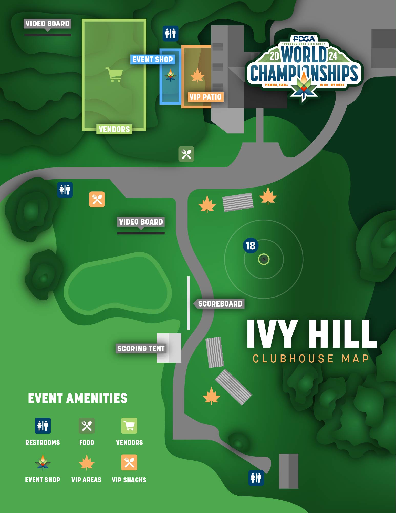 Ivy Hill Clubhouse Map 