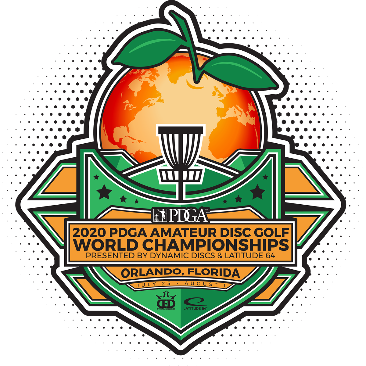 2020 PDGA Amateur Worlds logo