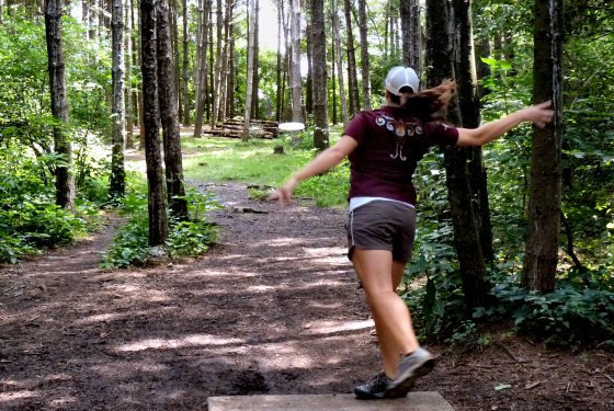 Valarie Jenkins used finesse in the woods and power on the open holes to capture her first Brent Hambrick Memorial Open Title